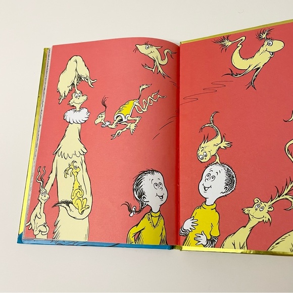 Dr Seuss One Fish Two Fish Red Fish Blue Fish Party Edition 50 Years Book - Picture 16 of 16